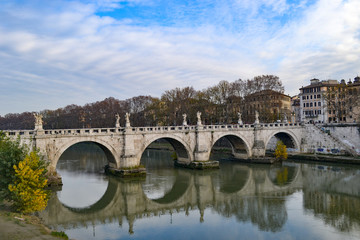 Obraz premium Rome Bridge Sant'Angelo