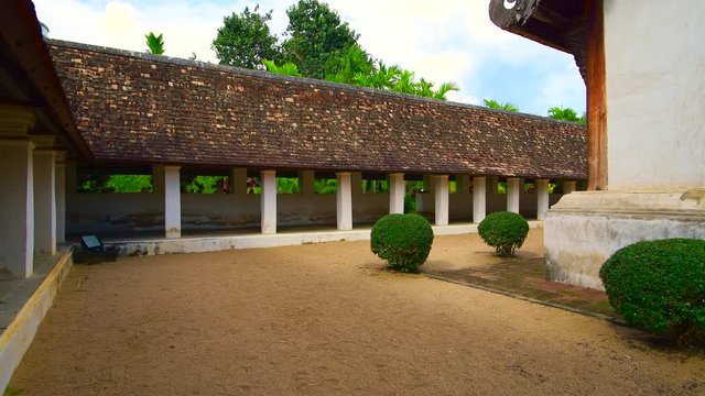 4K video of landscape in Ton Kwen Temple, Thailand.