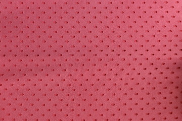 Top view of pink textile as fashion background