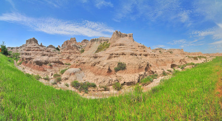 Badlands National Park  -  American national park located in southwestern South Dakota. 