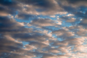 blue sky with clouds