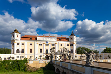 Fototapeta na wymiar Milotice Castle, Czech Republic - State Milotice called pearl of South Moravia