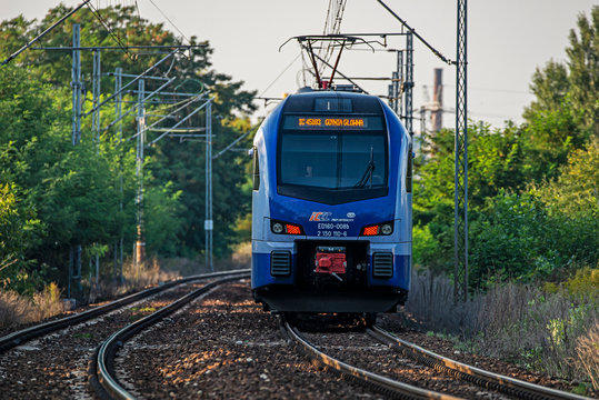 Polish passenger train.