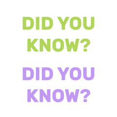 Fototapeta premium KNOW HOW arrow tag sign. did you know words