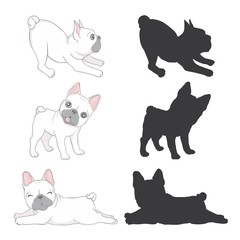 Cute french bulldog puppy. Feel adorable and funny with this frenchie style.