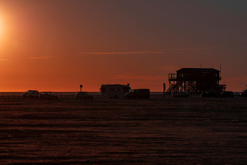 Fototapeta premium Sonnenuntergang am Meer