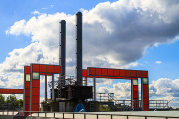 Hamburg Billwerder Bucht Sperrwerk 1