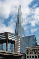 Fototapeta na wymiar The Shard, formerly London Bridge Tower in Southwark, London