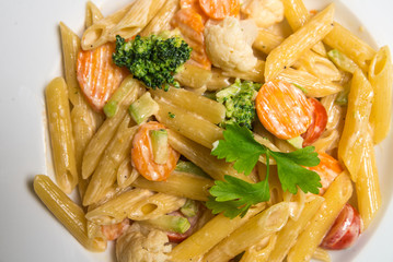 food on plate at restaurant