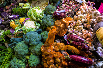 Winter vegetables at Borough Market