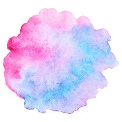 Obraz premium Watercolor brush paint paper texture vector isolated splash on white background for banner, poster, wallpaper.