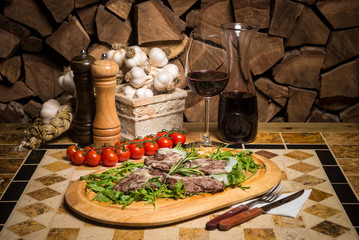 food on plate at restaurant