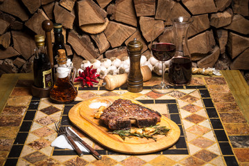 food on plate at restaurant