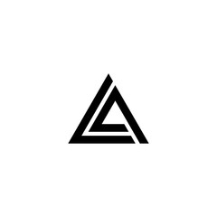 la letter vector logo abstract