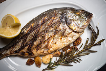 food on plate at restaurant