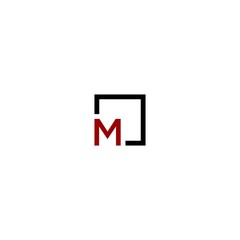 m letter vector logo abstract