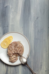 jellied meat, gelatin