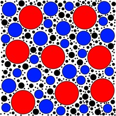 Multicolored circles ornament. background, illustration