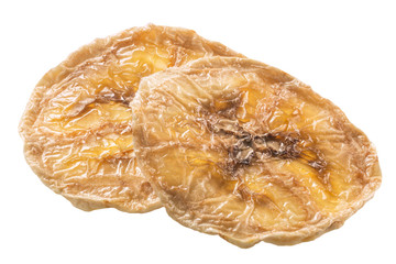 Banana chips isolated, paths