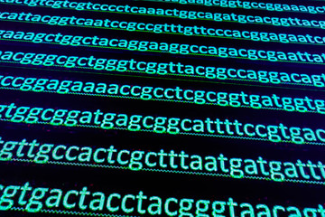 Abstract background, genetic code.