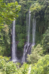 Sekumpul waterfall on Bali island, Indonesia