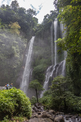 Sekumpul waterfall on Bali island, Indonesia