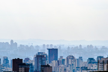 Sao Paulo Cityscape Blue Day Sky