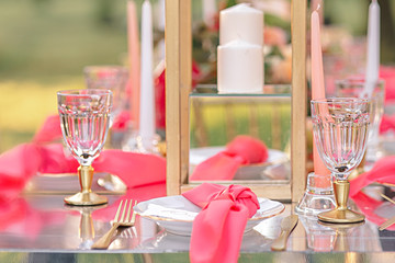 romantic table setting