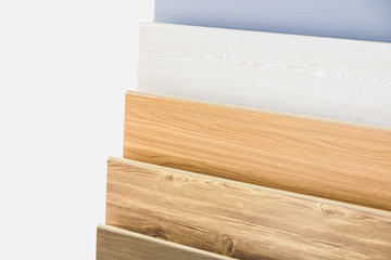 chipboards, color palette and texture laminate and parquet with copy space for advertise
