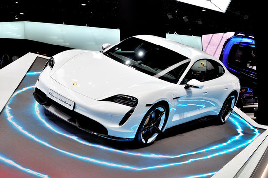 Porsche Taycan Turbo S - Electric Car.