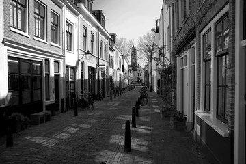 Old Street In Amsterdam