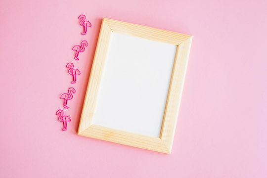 A beautiful wooden frame for cards, poster or photos. Valentine's Day, Mother's Day, International Women's Day, March 8.
