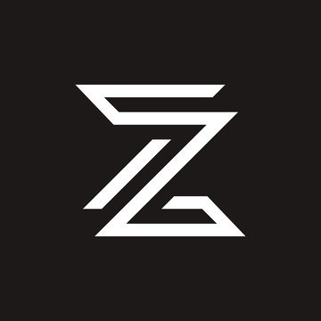 Z letter liner logo design	