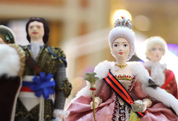 doll showing a Russian empress