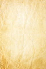 old crumpled paper texture or background