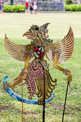 Display puppets from the island of Java