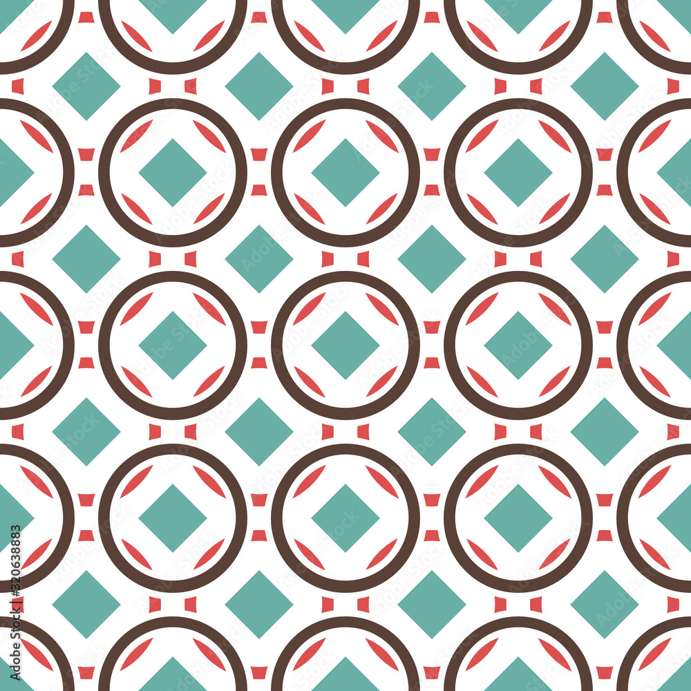Poster seamless geometric monochrome vector pattern. abstract seamless background for your design.