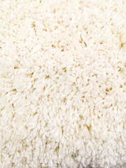 rice on white background