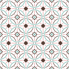 Fototapeta premium Seamless geometric monochrome vector pattern. Abstract seamless background for your design.