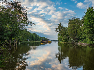 Obraz premium Ruppiner See lake in Brandenburg, Germany.