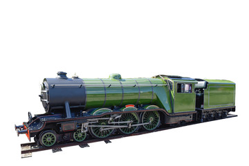 Fototapeta na wymiar Steam Engine Train Locomotive.