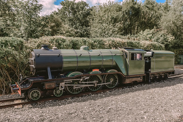 Steam Engine Train Locomotive.