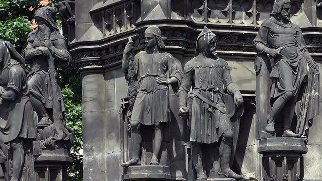 Monument to Emperor Franz I in Prague. 