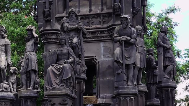 Monument to Emperor Franz I in Prague. 