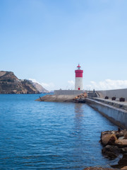 Fototapeta na wymiar lighthouse on the coast of Spain