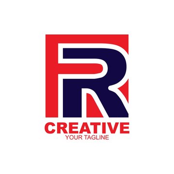 Initial letter R vector logo design, creative , vector illustration