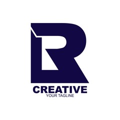 Initial letter R vector logo design, creative , vector illustration