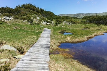 Small lakes near The Fish Lakes, Rila mountain, Bulgaria