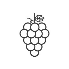Grape icon. Wine concept. Vector illustration.