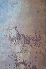 Rusty brown metal background pattern